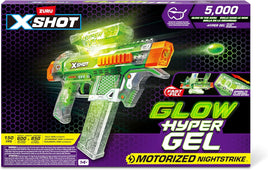 XSHOT Hyper Glow NightStrike Blaster (5,000) Pellets by ZURU, Motorized Blaster Outdoor Toy for Boys and Girls, Teens and Adults Aged 14+