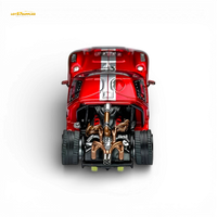 Rhino Model RM Ford GT40 Transparent Red 1:64