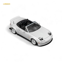Microturbo Custom MX5 Rocket Bunny Metallic White 1:64