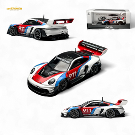 HKM Model Porsche 911 GT3 Rennsport White 1:64