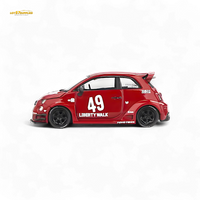 Mini-GT LB-WORKS ABARTH 595 Red 1:64