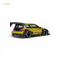 DCM Civic EG Ver.1 Gold Carbon Fiber Short Tail 1:64