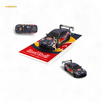 TimeMicro BMW M4 Modified Widebody Red Bull Figure Version 1:64