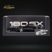MicroTurbo 180SX Type X Metallic Black 1:64