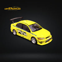 Fast Speed Mitsubishi Lancer Evolution EVO VII FNF Green Livery 1:64