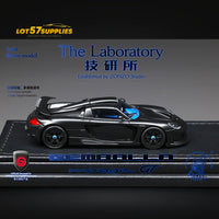The Laboratory X Gemballa Mirage GT MATTE BLACK 1:64 Resin