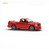 (Pre-Order) Funny Model Dodge RAM SRT-10 Flame Red 1:64