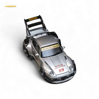 Street Weapon Porsche RWB 993 Double Exhaust Heavenly Livery Higher Tail 1:64