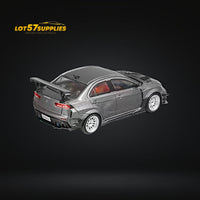 CM Model Mitsubishi Lancer Evolution X Varis Wide Body Gray 1:64