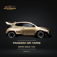 Pop Race Toyota Yaris GR Satin Gold 1:64