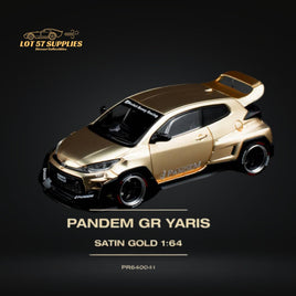 Pop Race Toyota Yaris GR Satin Gold 1:64