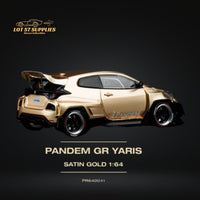 Pop Race Toyota Yaris GR Satin Gold 1:64