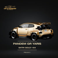 Pop Race Toyota Yaris GR Satin Gold 1:64