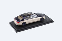 AR BOX 2021 Mercedes-Benz Maybach W223 Blue-Gold 1:64