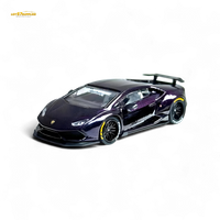 King Model Lamborghini Huracan LP610 Purple Carbon Fiber 1:64