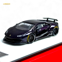 King Model Lamborghini Huracan LP610 Purple Carbon Fiber 1:64