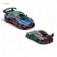 Star Model Porsche RWB 993 Magic Purple-Green 1:64