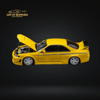 Focal Horizon Skyline R33 GT-R 400R Yellow 1:64