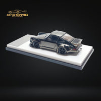 MC Porsche RWB 930 Chrome Gunmetal Gray 1:64