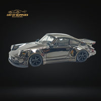 MC Porsche RWB 930 Chrome Gunmetal Gray 1:64