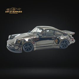 MC Porsche RWB 930 Chrome Gunmetal Gray 1:64