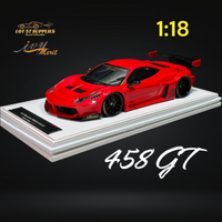 IVY MERIT Ferrari 458 GT Rosso Red LBWK 1:18