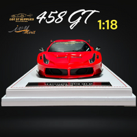 IVY MERIT Ferrari 458 GT Rosso Red LBWK 1:18