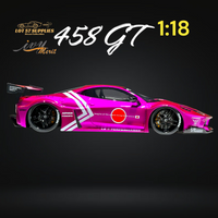 IVY MERIT Ferrari 458 GT Purple LBWK 1:18