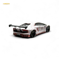 King Model Lamborghini Aventador LP700-4 White LV Livery 1:64