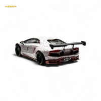 King Model Lamborghini Aventador LP700-4 White LV Livery 1:64