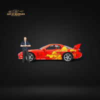 Mini Station Mazda RX-7 Red 1:64