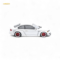 FLAME BMW M3 E46 Widebody Pandem Pearlescent White 1:64