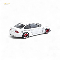 FLAME BMW M3 E46 Widebody Pandem Pearlescent White 1:64