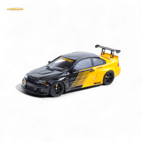 FLAME BMW M3 E46 Widebody Pandem Black & Yellow 1:64