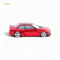 FLAME BMW M3 E46 Widebody Pandem Metallic Red 1:64