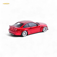 FLAME BMW M3 E46 Widebody Pandem Metallic Red 1:64