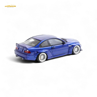 FLAME BMW M3 E46 Widebody Pandem Metallic Blue 1:64