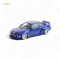 FLAME BMW M3 E46 Widebody Pandem Metallic Blue 1:64