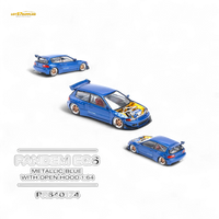 Pop Race Pandem Civic EG6 Metallic Blue 1:64