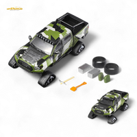 GCD Toyota Tacoma Snow Version Green Camo 1:64