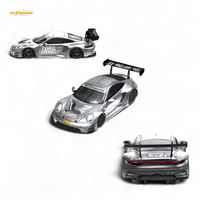 Star Race Porsche 911 GT3 Matte Silver 1:64