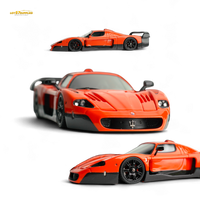 YM Model Maserati MC12 Stradale Corsa 2-Tone Orange 1:64