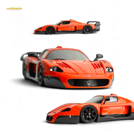 YM Model Maserati MC12 Stradale Corsa 2-Tone Orange 1:64