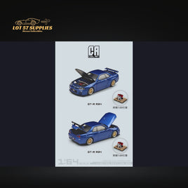Cool ART Nissan Skyline GT-R R34 Blue 1:64