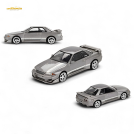 Mini GT Nissan Skyline GT-R R32 Veilside Combat Grey 1:64