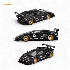 Mini GT Lamborghini Countach LB-WORKS Black 1:64