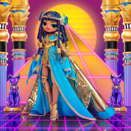 L.O.L. Surprise! OMG Fierce Collector Cleopatra Fashion Doll- Limited Edition 11.5" Premium Collector Doll Luxe Blue & Gold Royal Outfit Accessories, Holiday Toy, Great Gift Ages 4 5 6+ Years Old