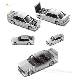 Mortal BMW E30 M3 Silver Gray 1:64