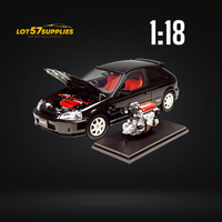 MOTORHELIX Honda Civic Type-R EK9 Black 1:18