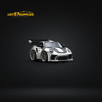 MINICRAFTSMAN Porsche 911 GT3 RS Egg Cart Silver 1:64